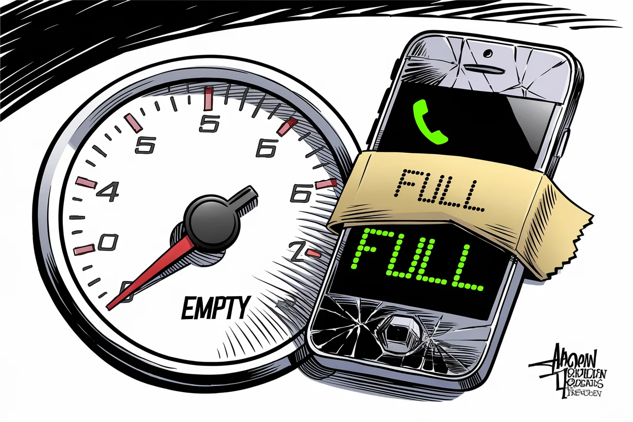 Editorial cartoon based on: US-Iran war triggers record oil supply shock as ceasefire hangs by a thread
