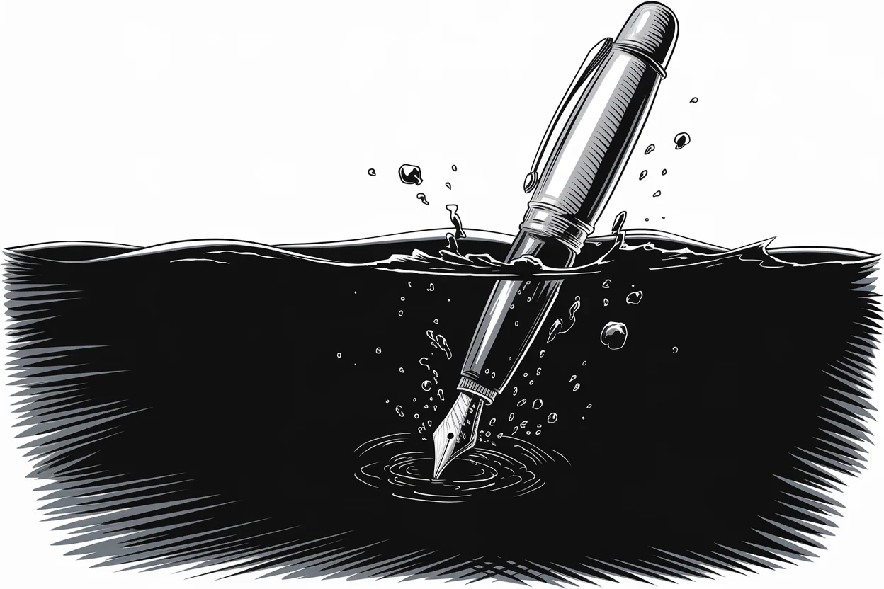 Editorial cartoon based on: Global press freedom falls to lowest level in 25 years, report warns
