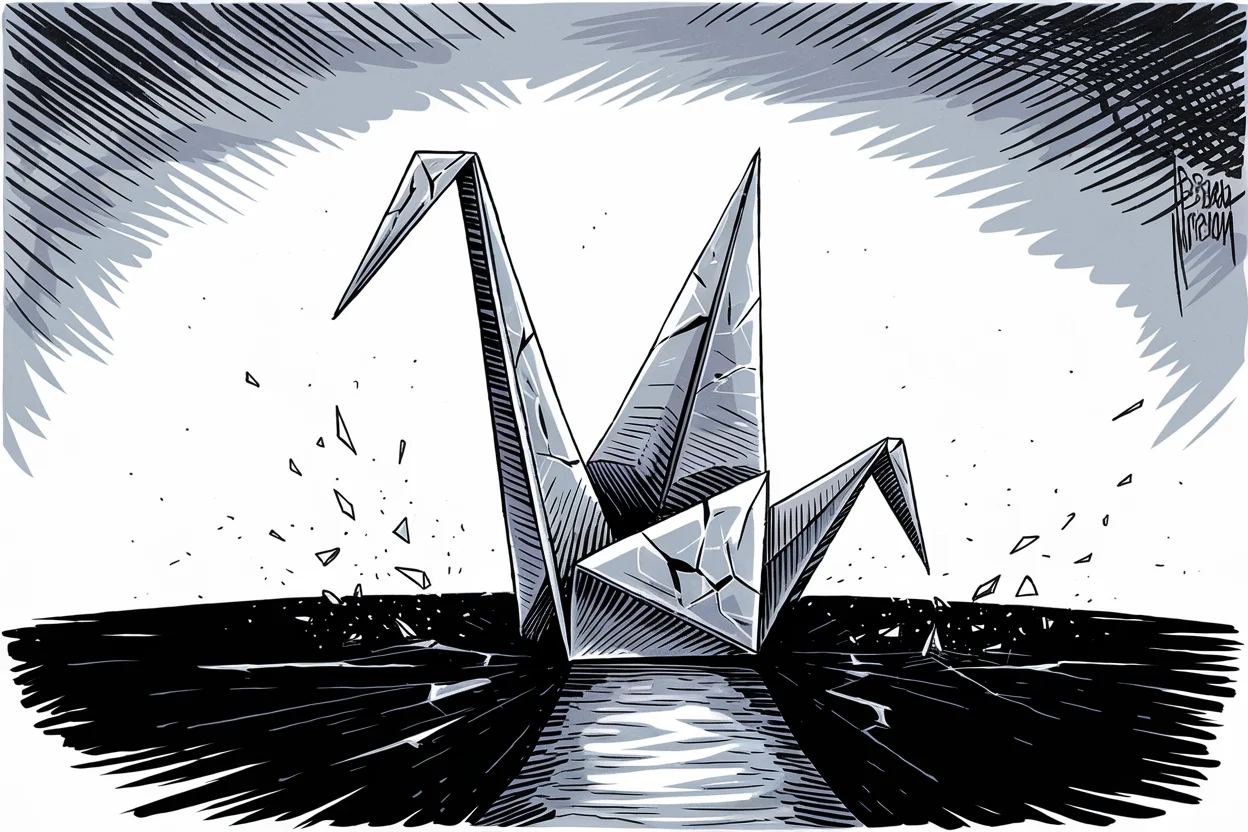Editorial cartoon based on: Israeli strike kills top Hamas military commander in Gaza amid fragile ceasefire