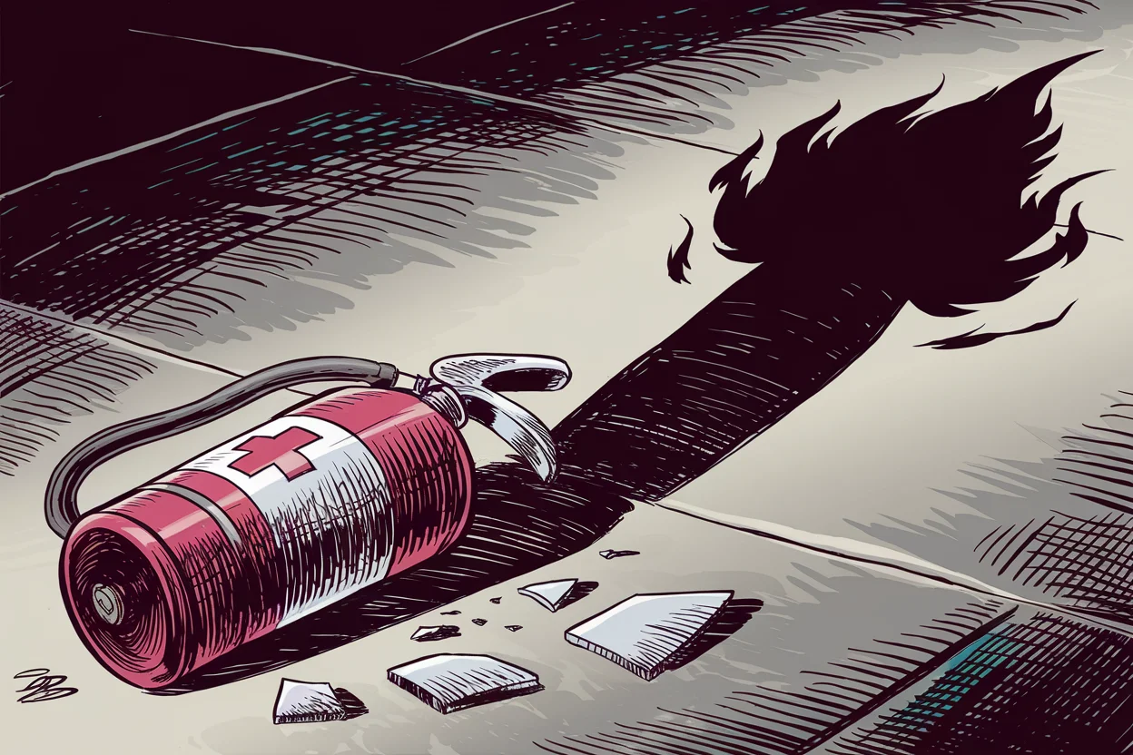 Editorial cartoon based on: Ebola outbreak in DRC and Uganda surpasses 600 cases as response gaps deepen concerns
