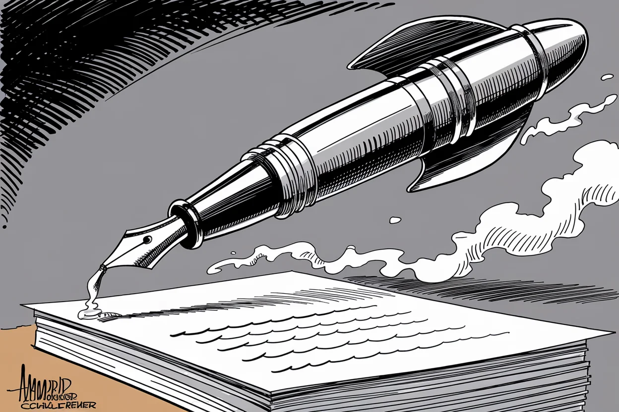 Editorial cartoon based on: US-Iran peace deal appears imminent as both sides dispute signing date