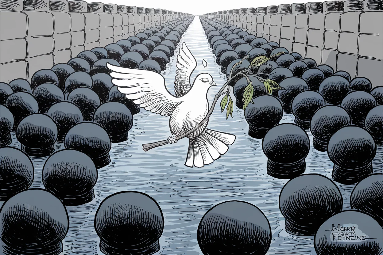 Editorial cartoon based on: US-Iran memorandum of understanding signed: what the deal contains and what comes next