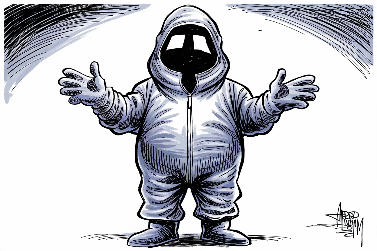 Editorial cartoon based on: DRC health workers threaten strike over unpaid wages as WHO warns Ebola outbreak may be far larger than reported