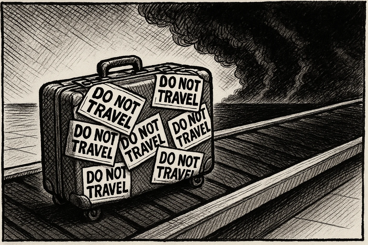 Editorial cartoon based on: Over 300,000 Haitians face deportation as US Temporary Protected Status ends