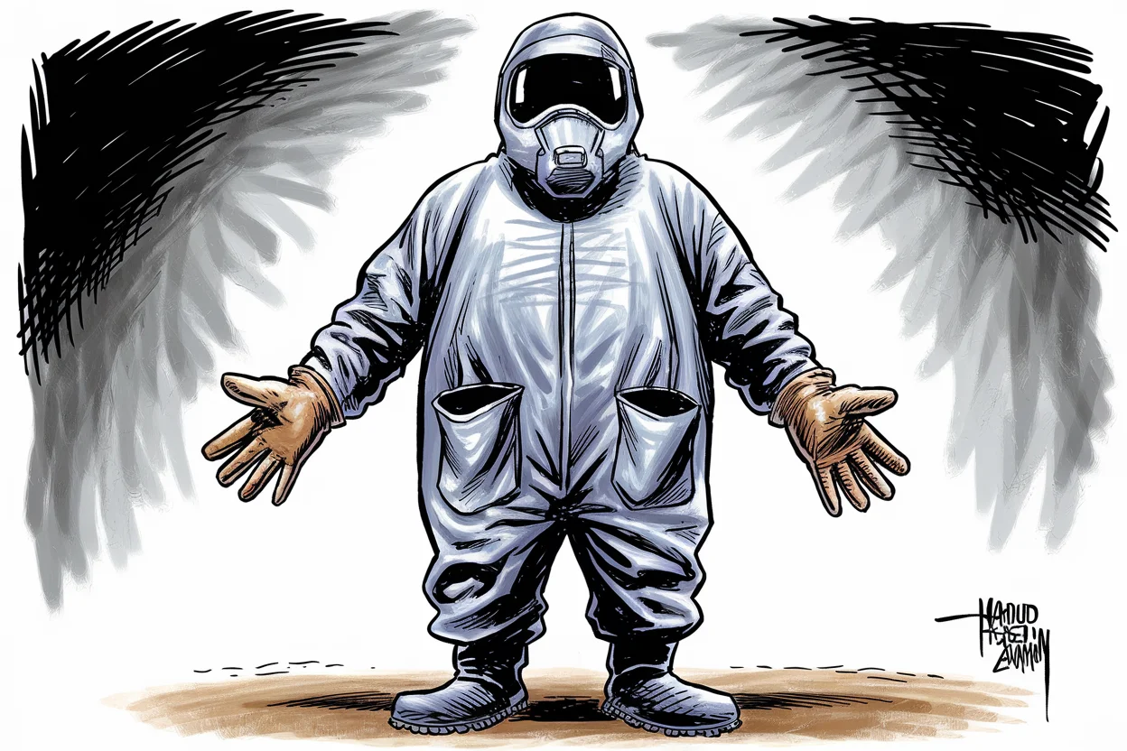Editorial cartoon based on: Ebola epidemic spreads 'exponentially' in eastern DRC as death toll nears 3,500