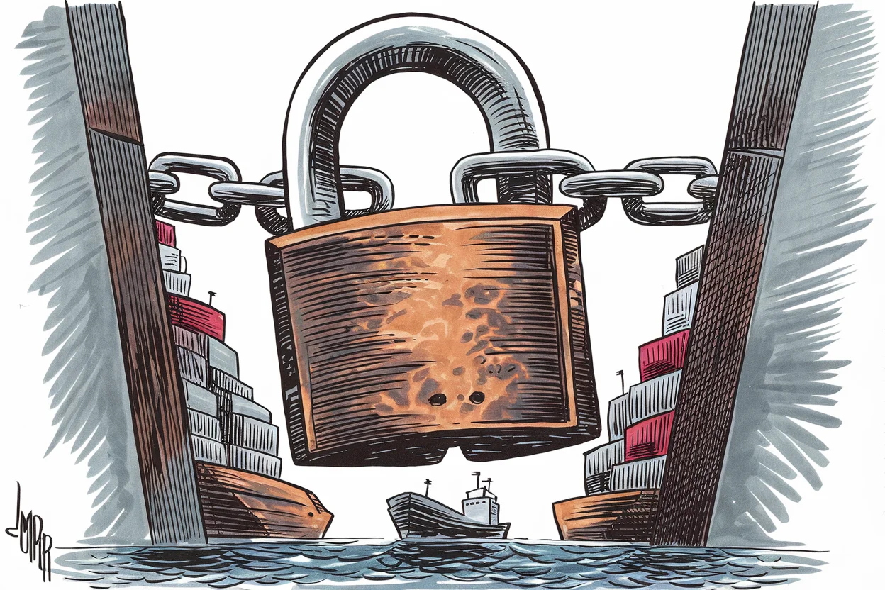 Editorial cartoon based on: US officials hold secret talks with Houthi leaders in Oman as militia seizes Yemen's Red Sea coast