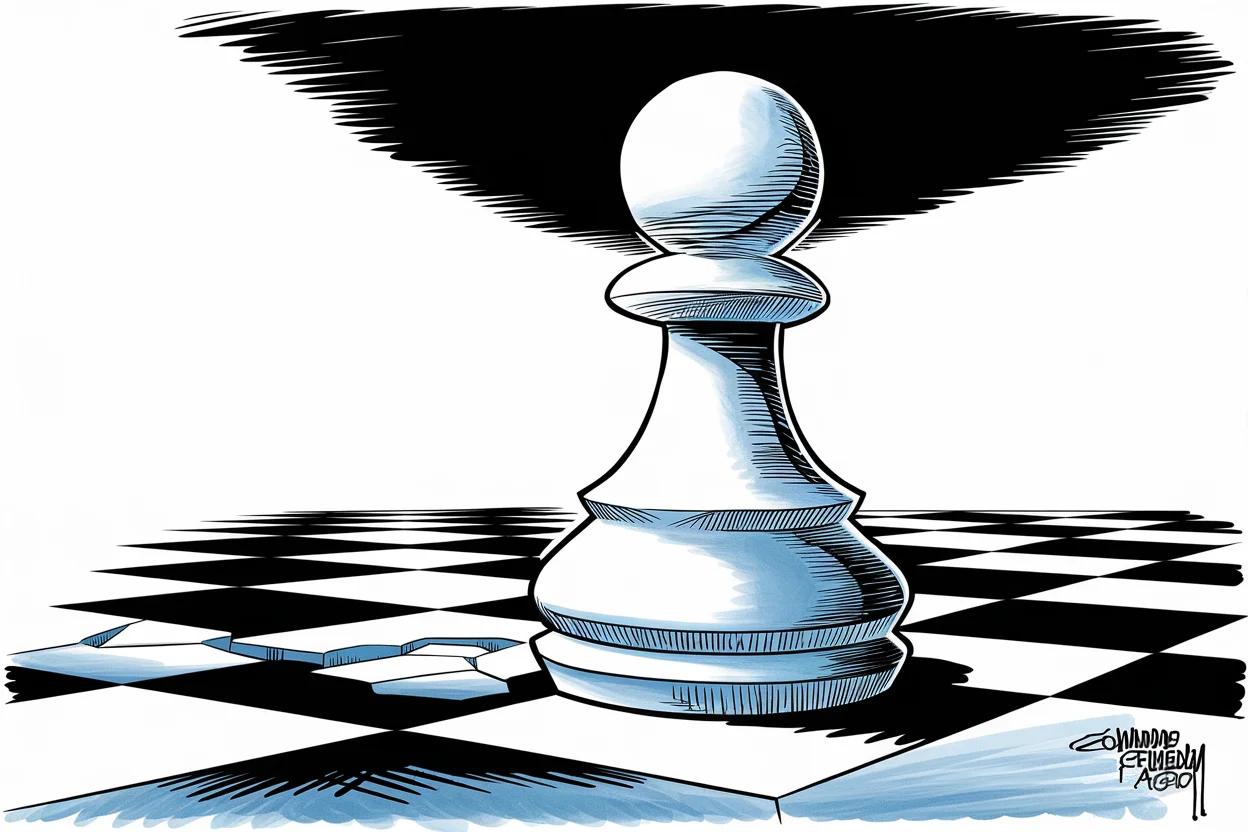 Editorial cartoon based on: US, Denmark and Greenland sign Arctic security deal expanding American military presence